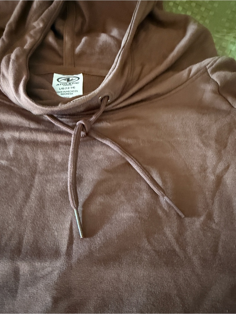 Athletic Works Brown Crewneck Hoodie Pullover